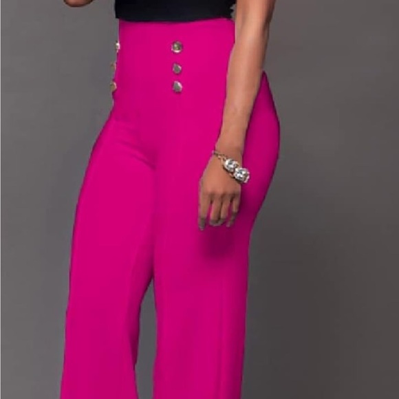 Ladies Pink Trousers - Picture 4 of 6